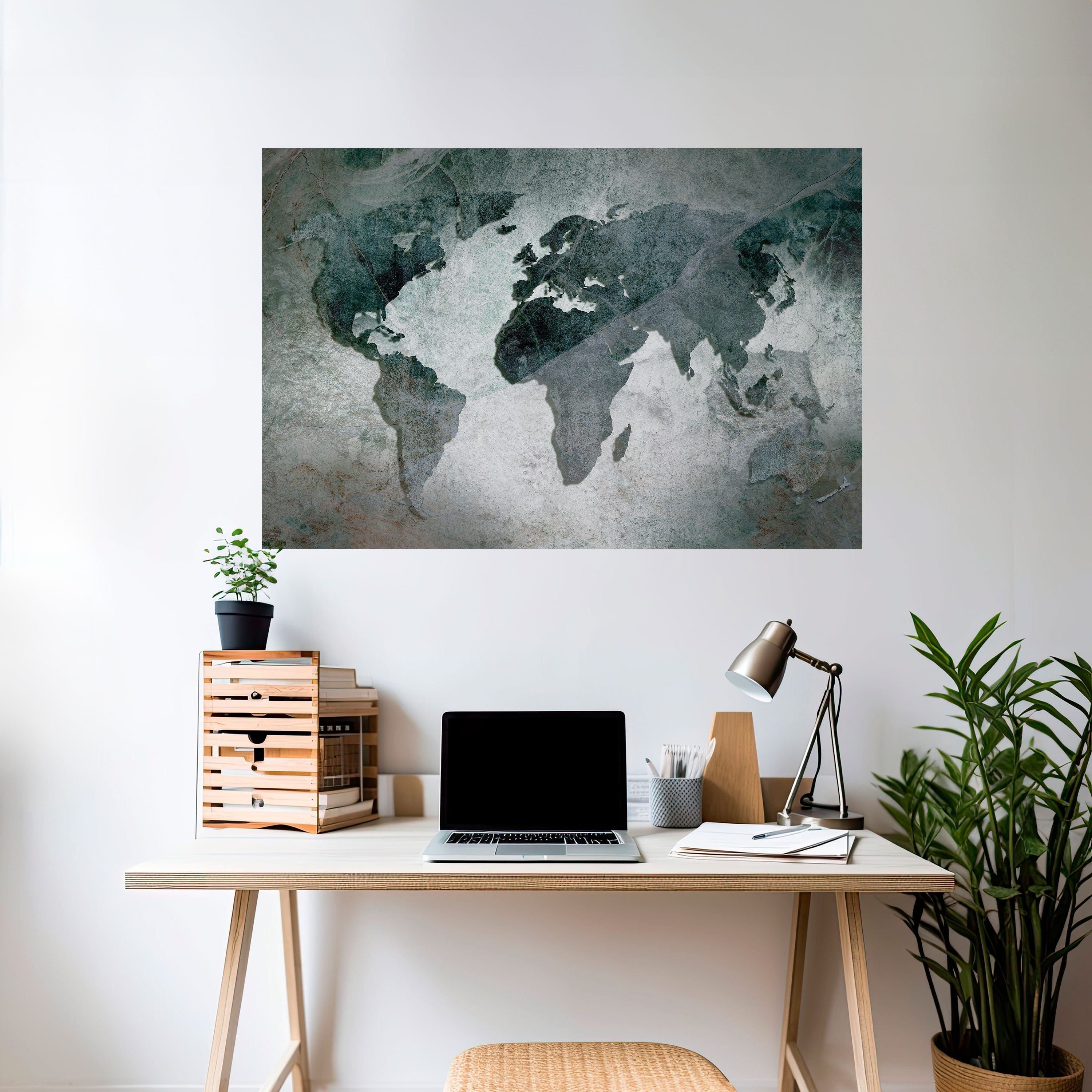 ECHOES OF EARTH Horizontales Poster zum Abziehen und Aufkleben