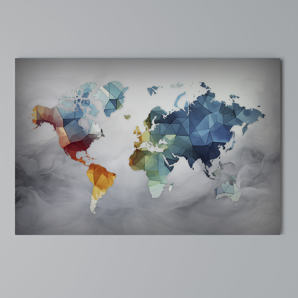 FACETED WORLDVIEW Horizontal Canvas Print