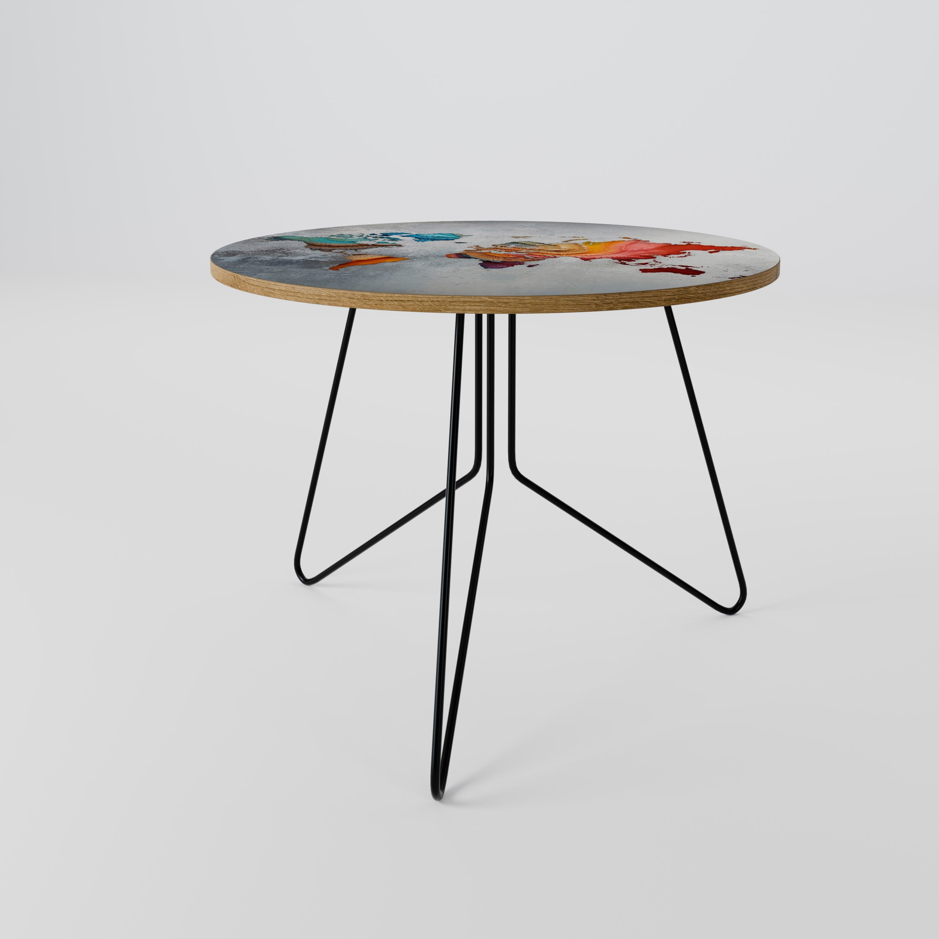 PAINTED CONTINENTS Coffee Table 69