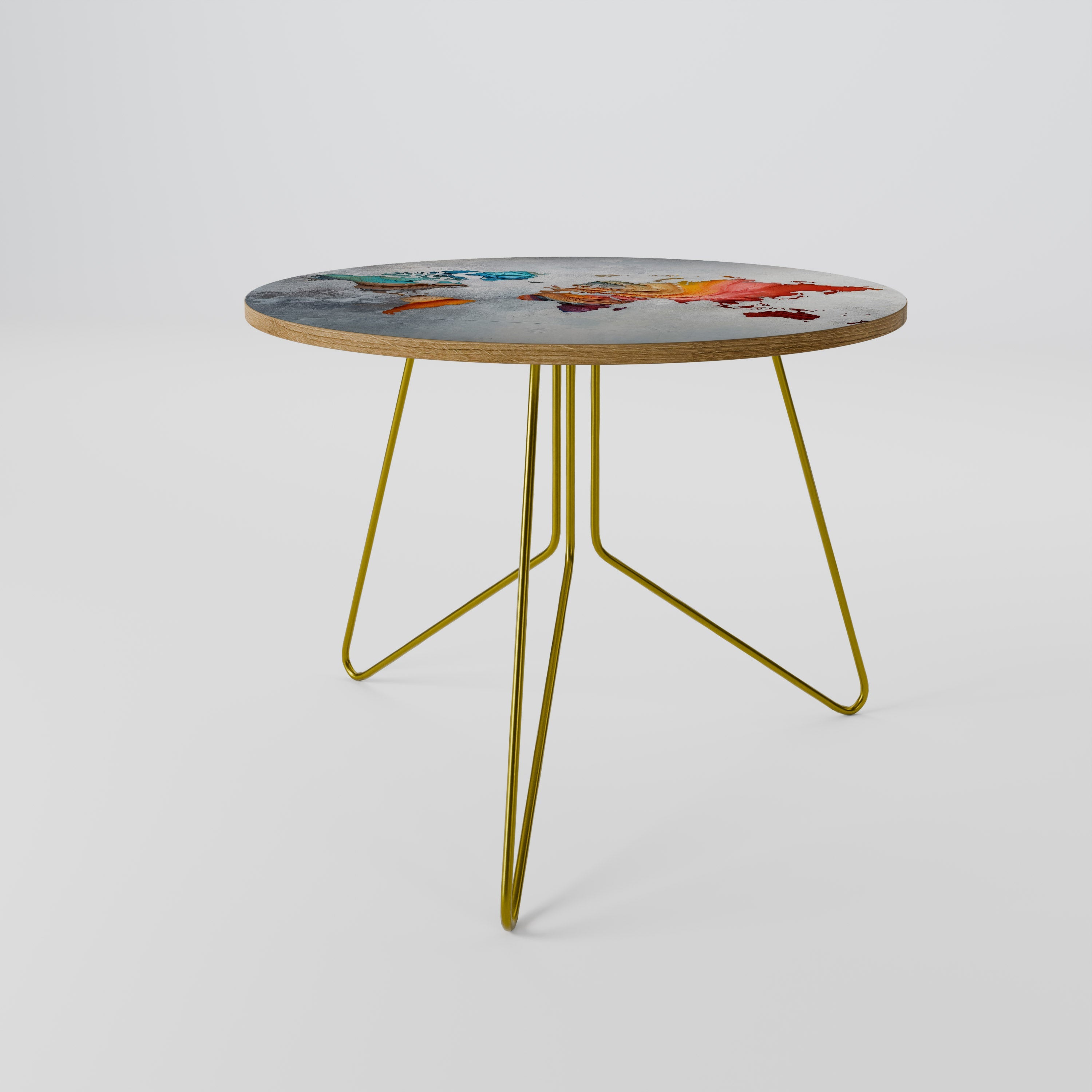 PAINTED CONTINENTS Coffee Table 69