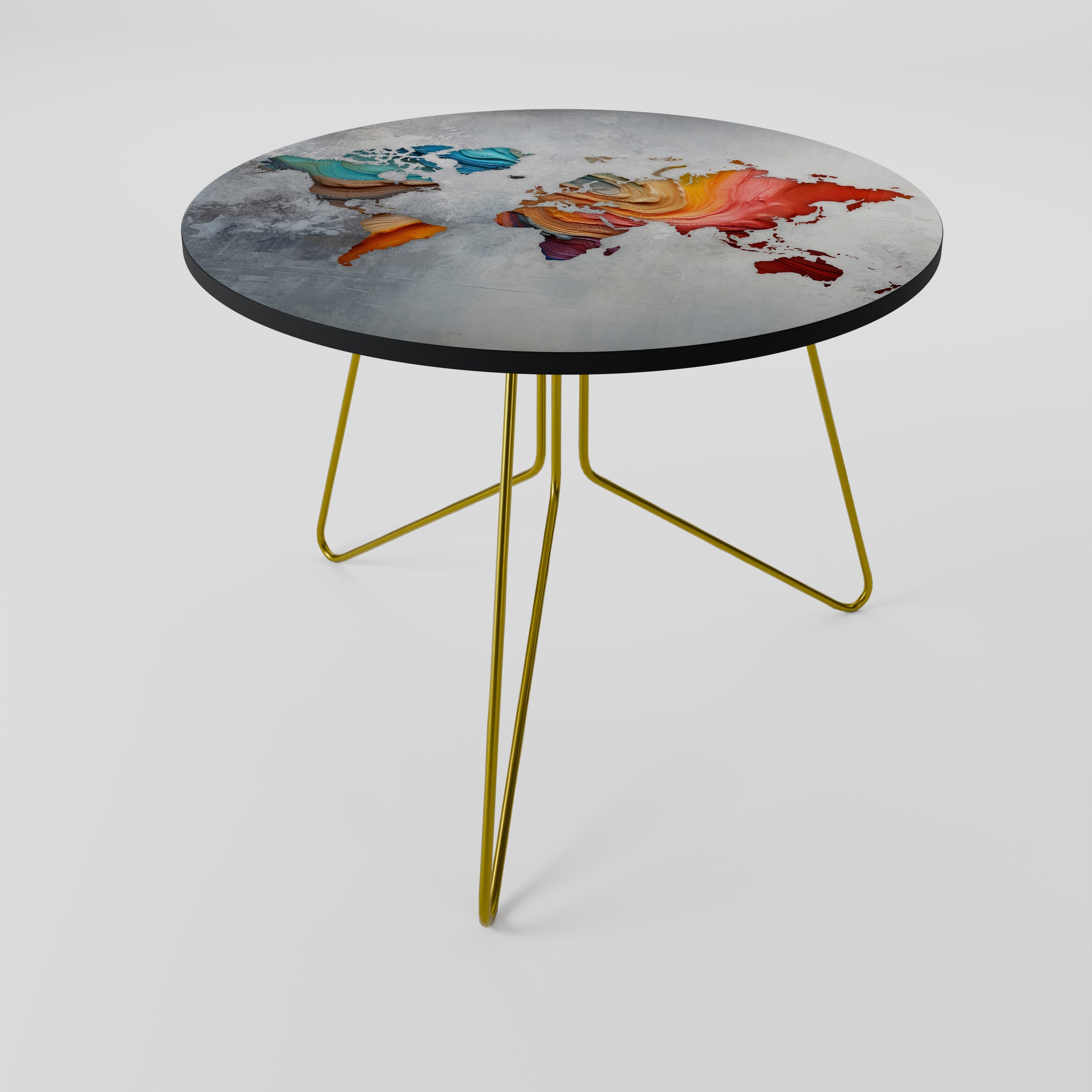 PAINTED CONTINENTS Coffee Table 69