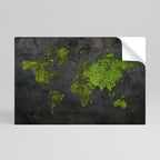 GREENER LANDS EMBRACED Selbstklebendes Horizontal-Poster