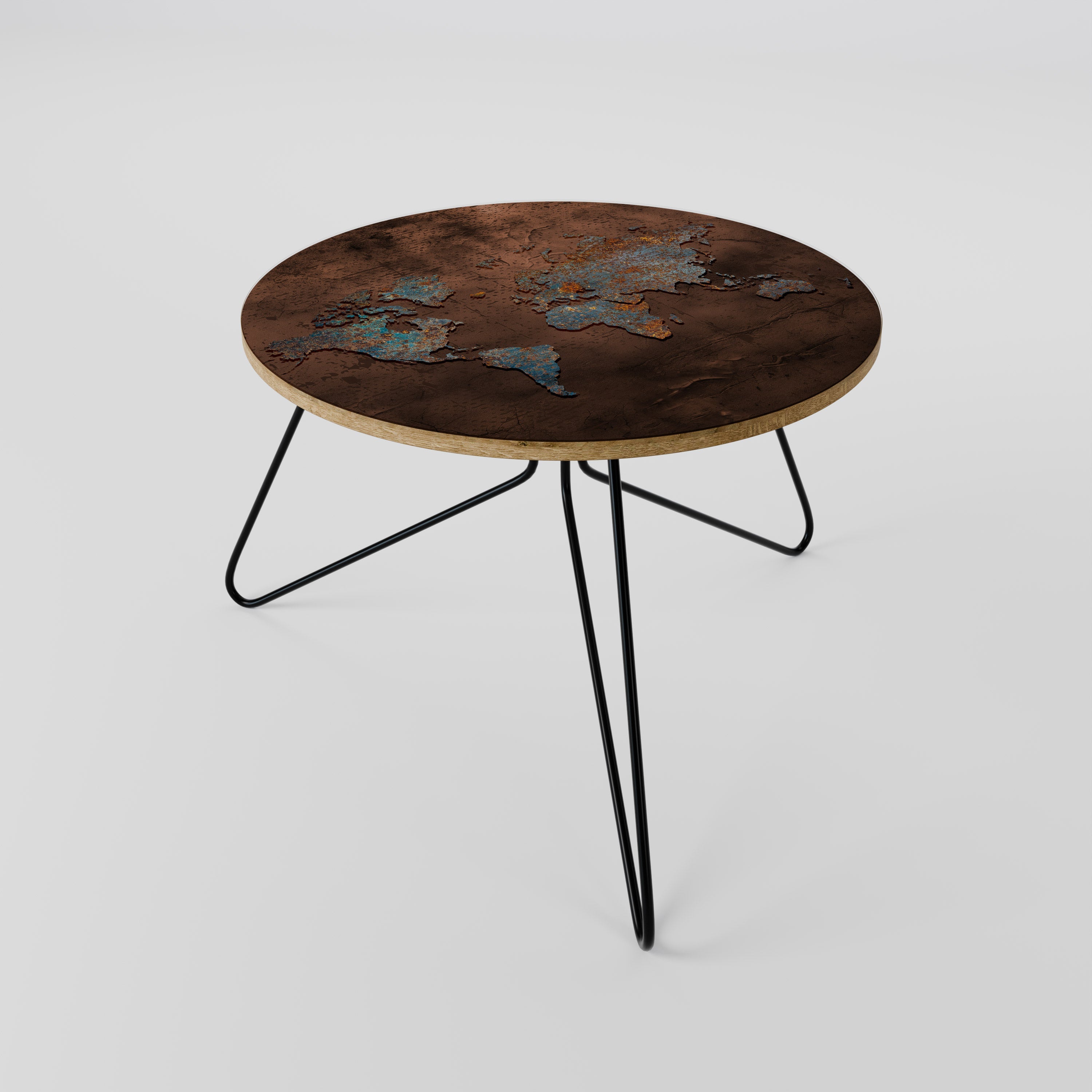METALLIC MAP OF MEMORIES Couchtisch 60