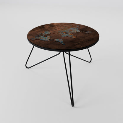 METALLIC MAP OF MEMORIES Couchtisch