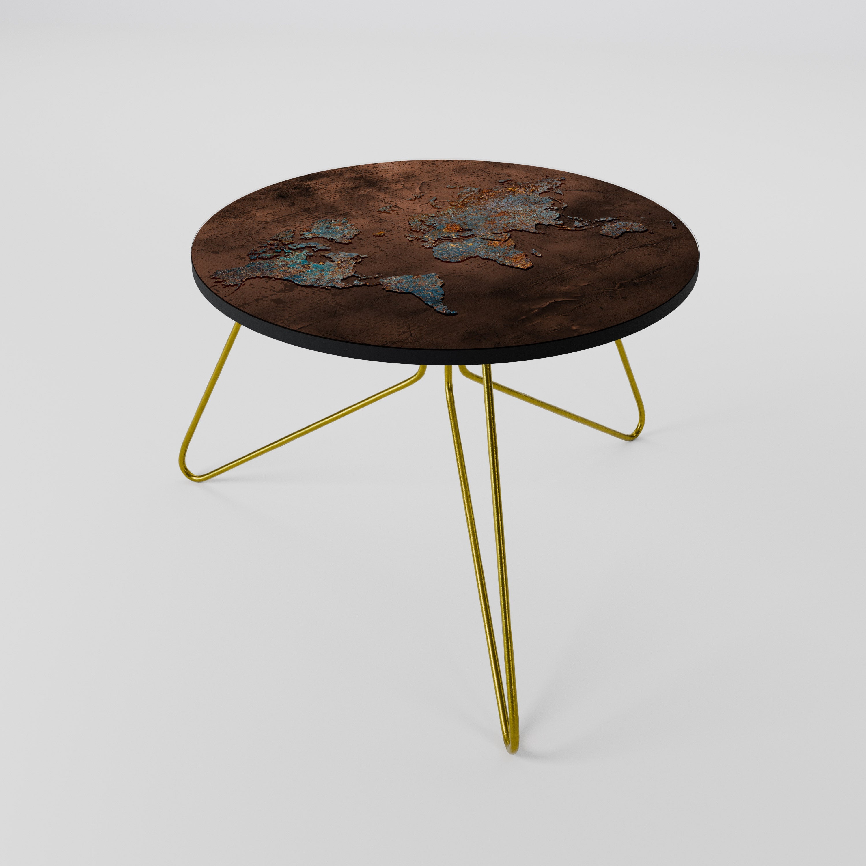 METALLIC MAP OF MEMORIES Couchtisch 60