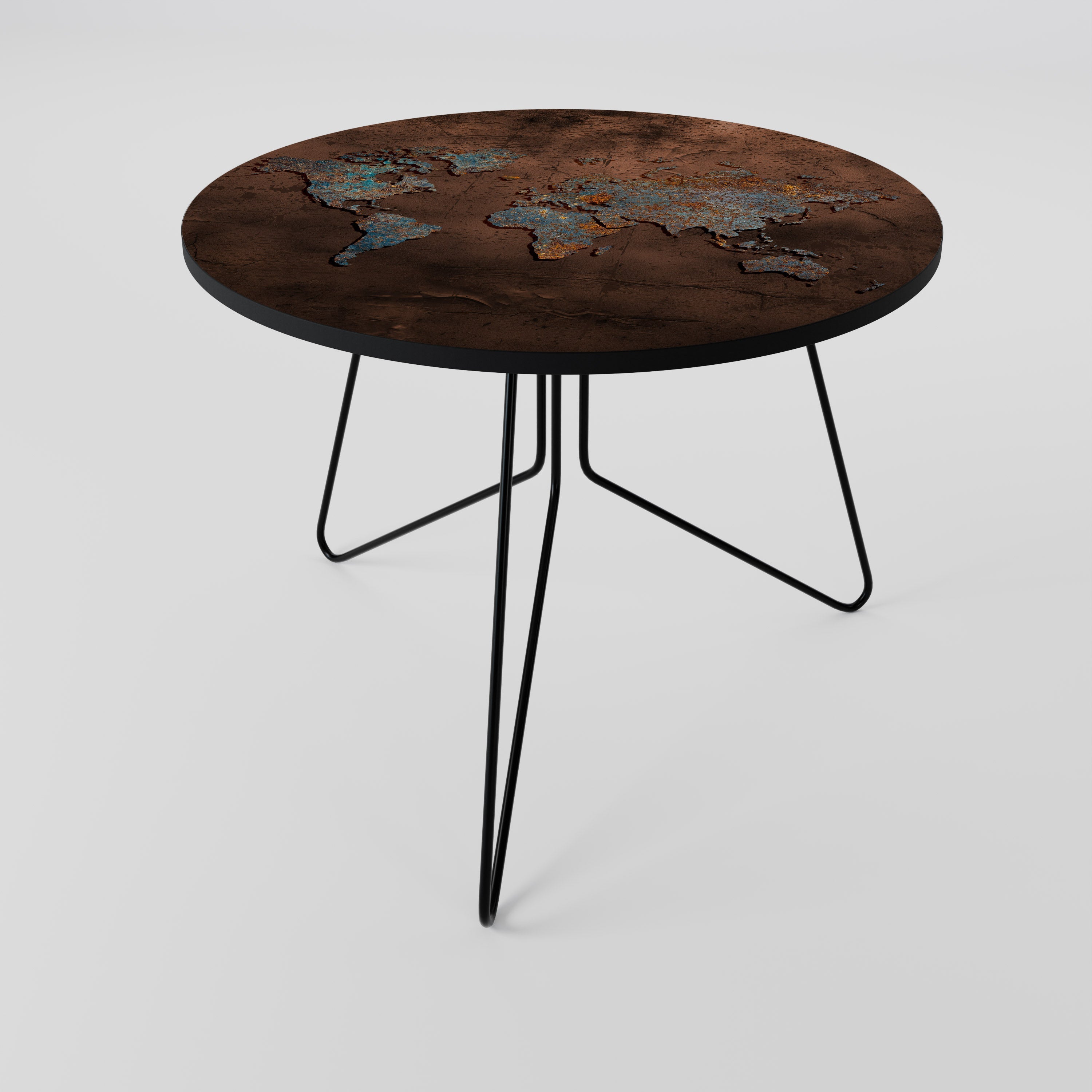 METALLIC MAP OF MEMORIES Coffee Table 69