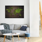 GREEN EARTH VISION Selbstklebendes Horizontal-Poster