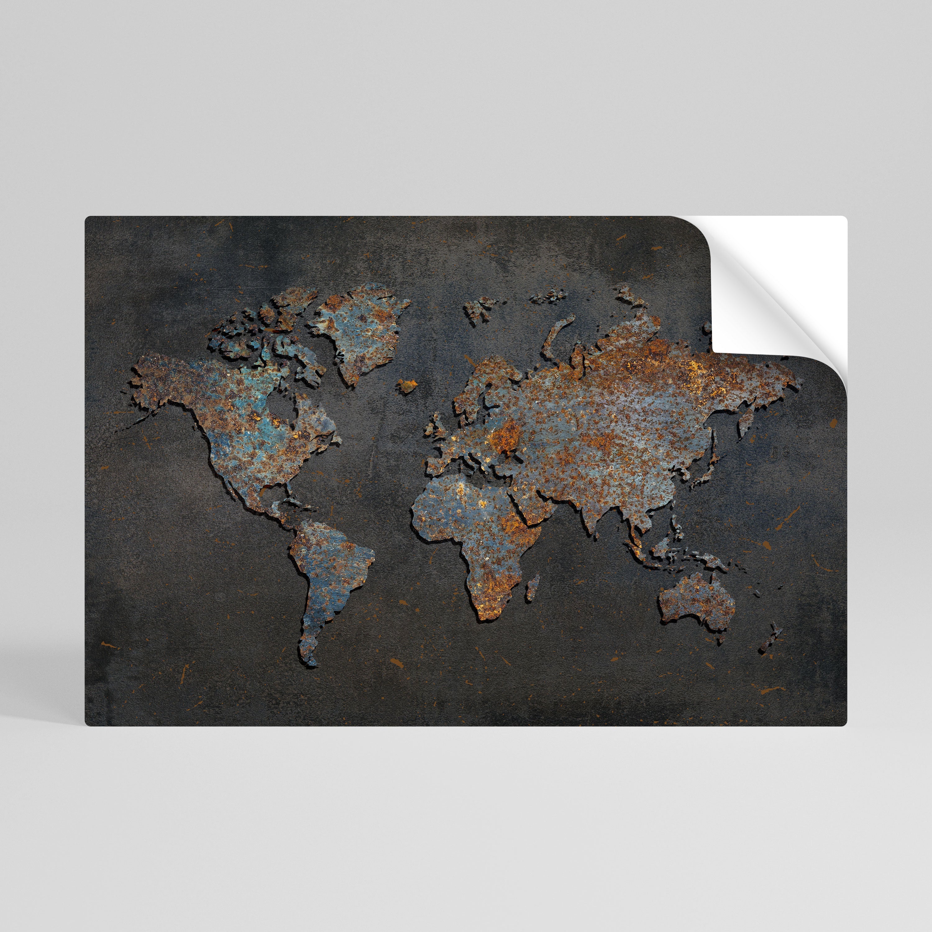 TIMEWORN TOPOGRAPHY Horizontales Poster zum Abziehen und Aufkleben