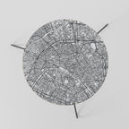 PARIS TOWN PLAN Couchtisch Ø 60 cm