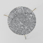 PARIS TOWN PLAN Couchtisch Ø 60 cm
