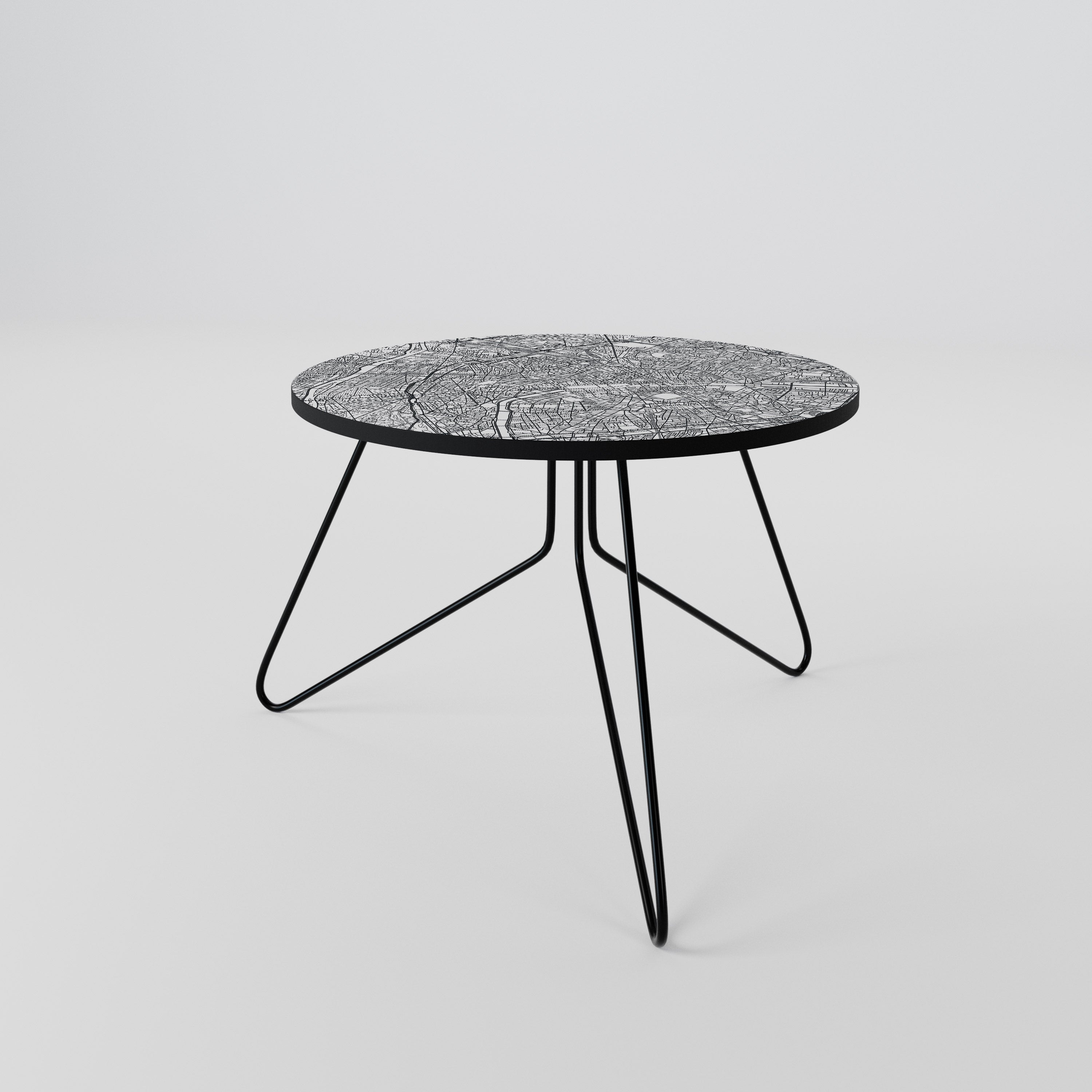 PARIS TOWN PLAN Couchtisch 60