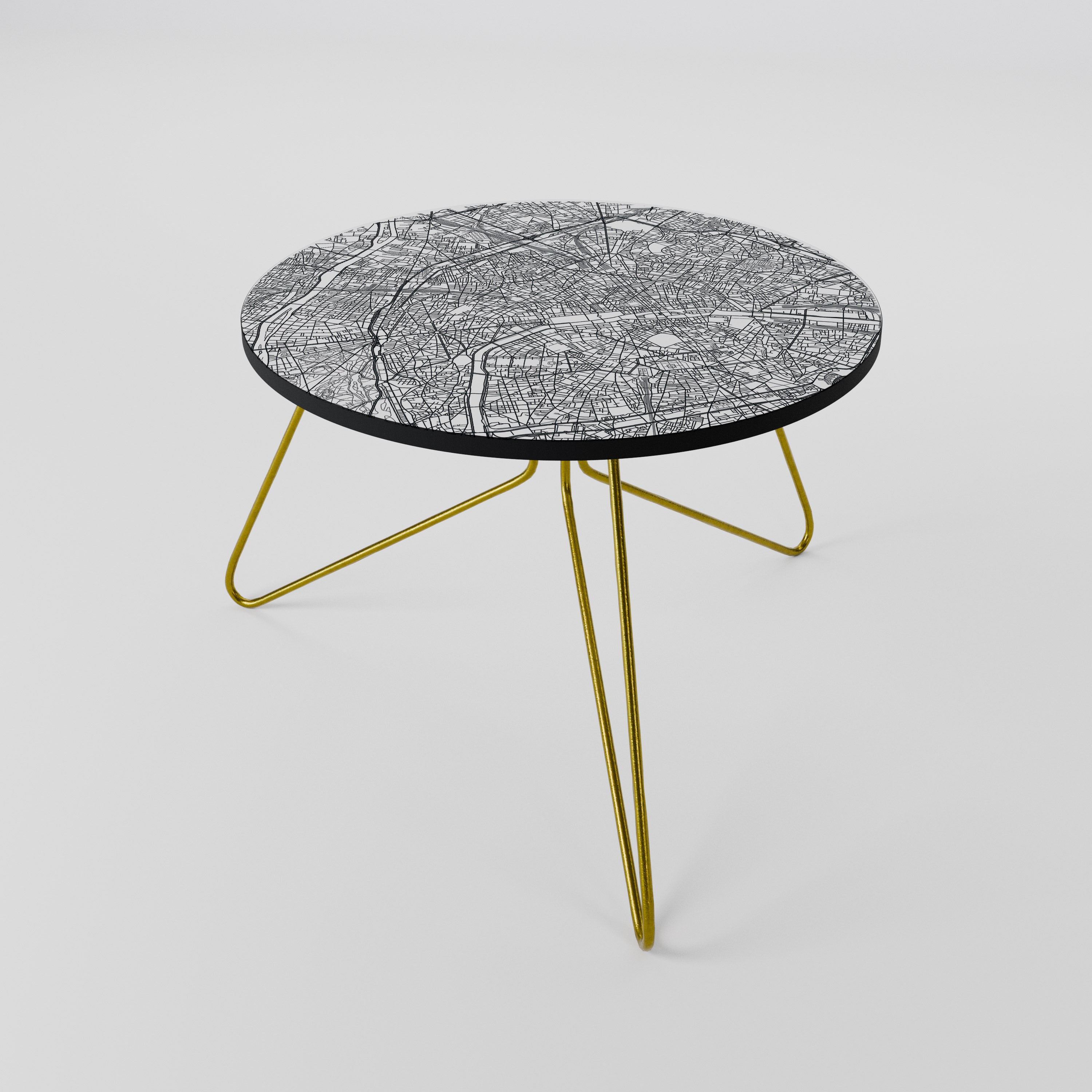 PARIS TOWN PLAN Couchtisch 60