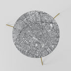 PARIS TOWN PLAN Couchtisch Ø 60 cm