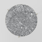 PARIS TOWN PLAN Couchtisch Ø 69 cm