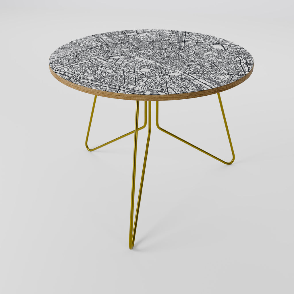 PARIS TOWN PLAN Coffee Table