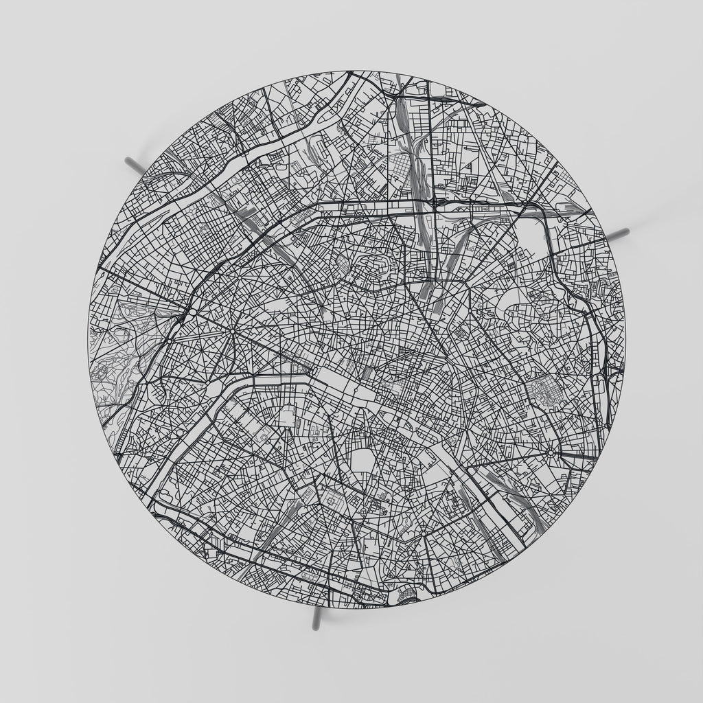 PARIS TOWN PLAN Coffee Table 69
