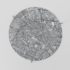 PARIS TOWN PLAN Couchtisch Ø 69 cm