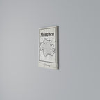 MONOCHROME MÜNCHEN Vertical Canvas Print