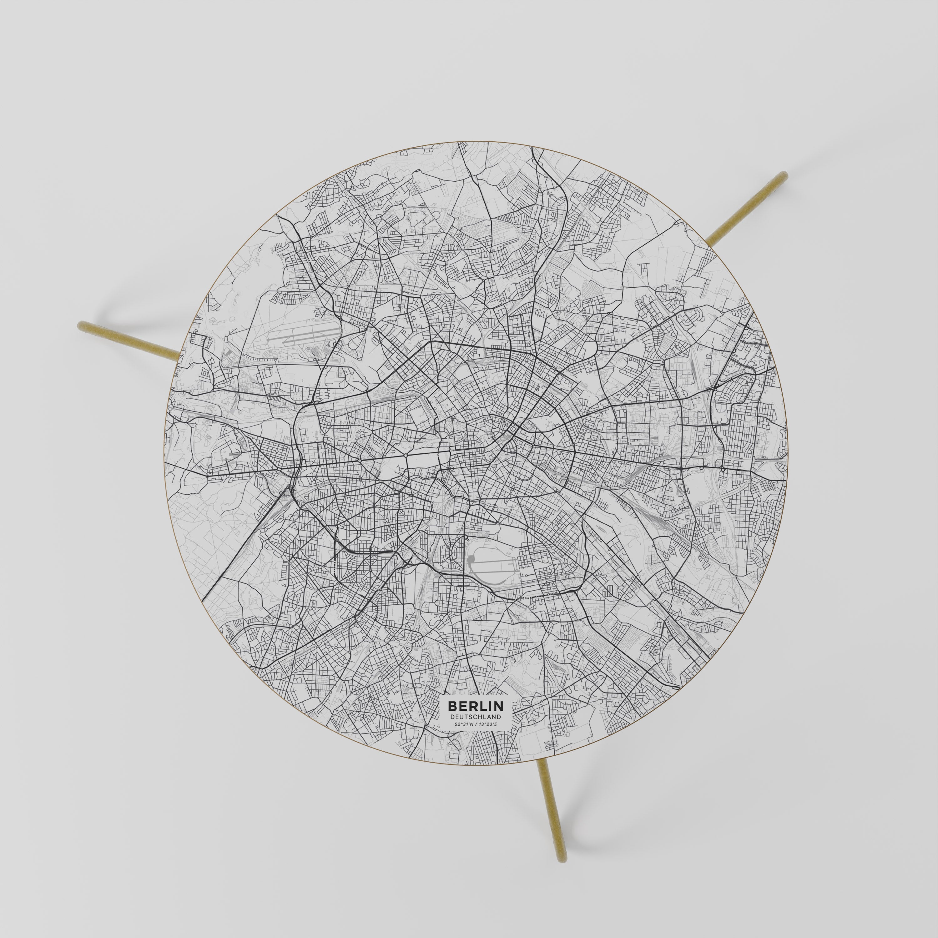 BERLIN PLAN Couchtisch 60
