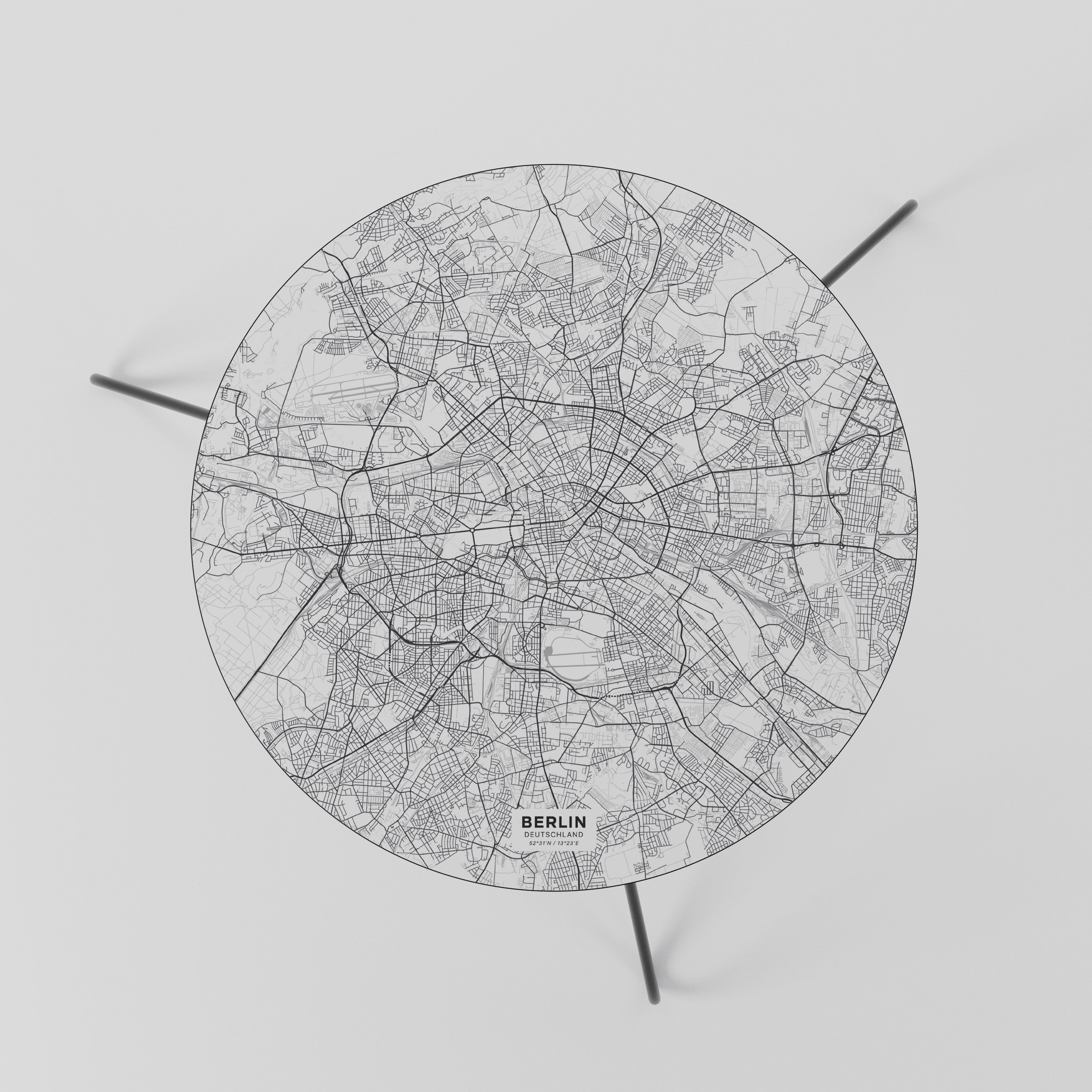 BERLIN PLAN Couchtisch 60
