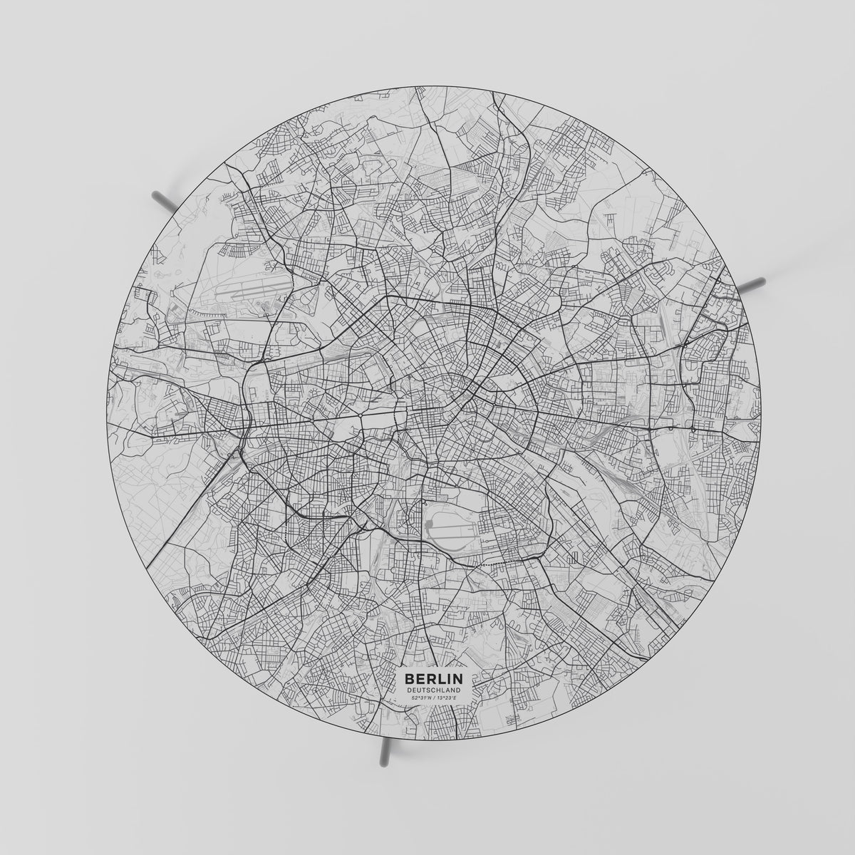 BERLIN PLAN Couchtisch