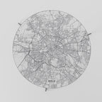 BERLIN PLAN Couchtisch Ø 69 cm