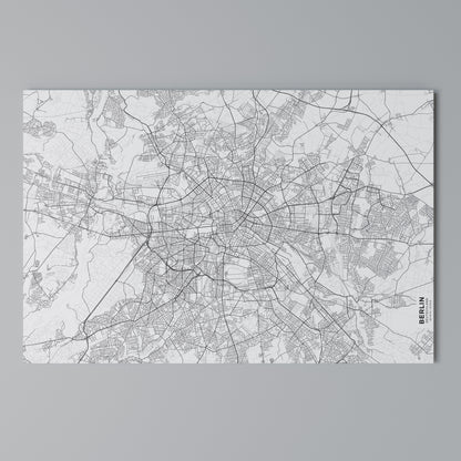 BERLIN PLAN Horizontal Canvas Print