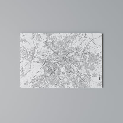 BERLIN PLAN Horizontal Canvas Print