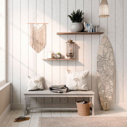 BERLIN PLAN Deko-Surfboard