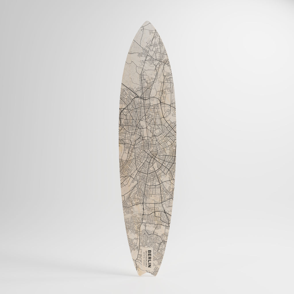 BERLIN PLAN Surfboard Decorative Panel