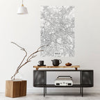 BERLIN PLAN Selbstklebendes Poster - Hochformat