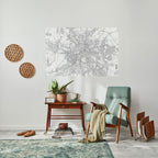 BERLIN PLAN Selbstklebendes Horizontal-Poster