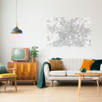 BERLIN PLAN Selbstklebendes Horizontal-Poster