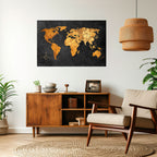 GOLDEN GLOBE ILLUSION Selbstklebendes Horizontal-Poster