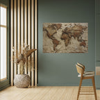 PAPERY PLANET LANDSCAPE Selbstklebendes Horizontal-Poster