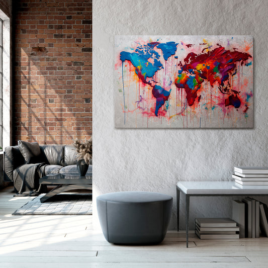 ARTISTIC ATLAS Horizontal Canvas Print