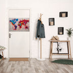 ARTISTIC ATLAS Selbstklebendes Horizontal-Poster