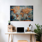 WAVES OF DISCOVERY Selbstklebendes Horizontal-Poster