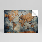 WAVES OF DISCOVERY Selbstklebendes Horizontal-Poster