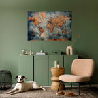 WAVES OF DISCOVERY Selbstklebendes Horizontal-Poster