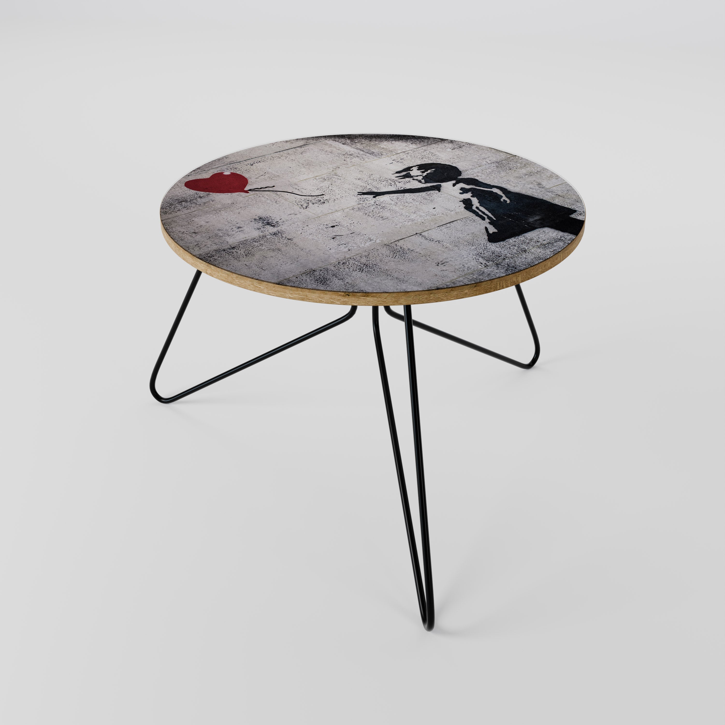 BALLON GIRL (BANKSY) Couchtisch 60