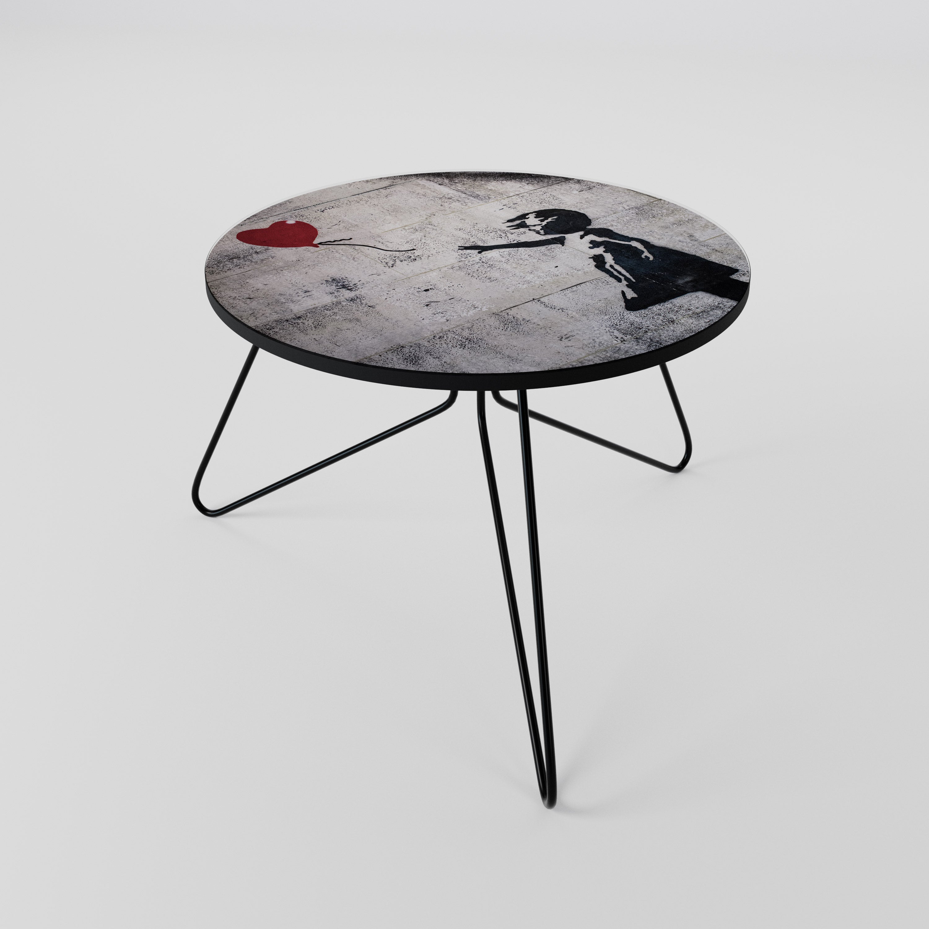 BALLON GIRL (BANKSY) Couchtisch 60