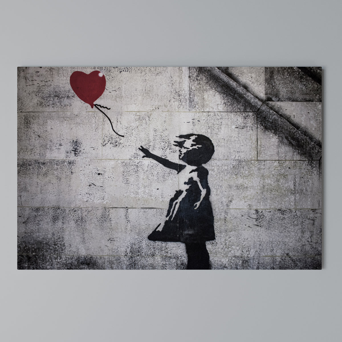BALLON GIRL (BANKSY) Horizontal Canvas Print