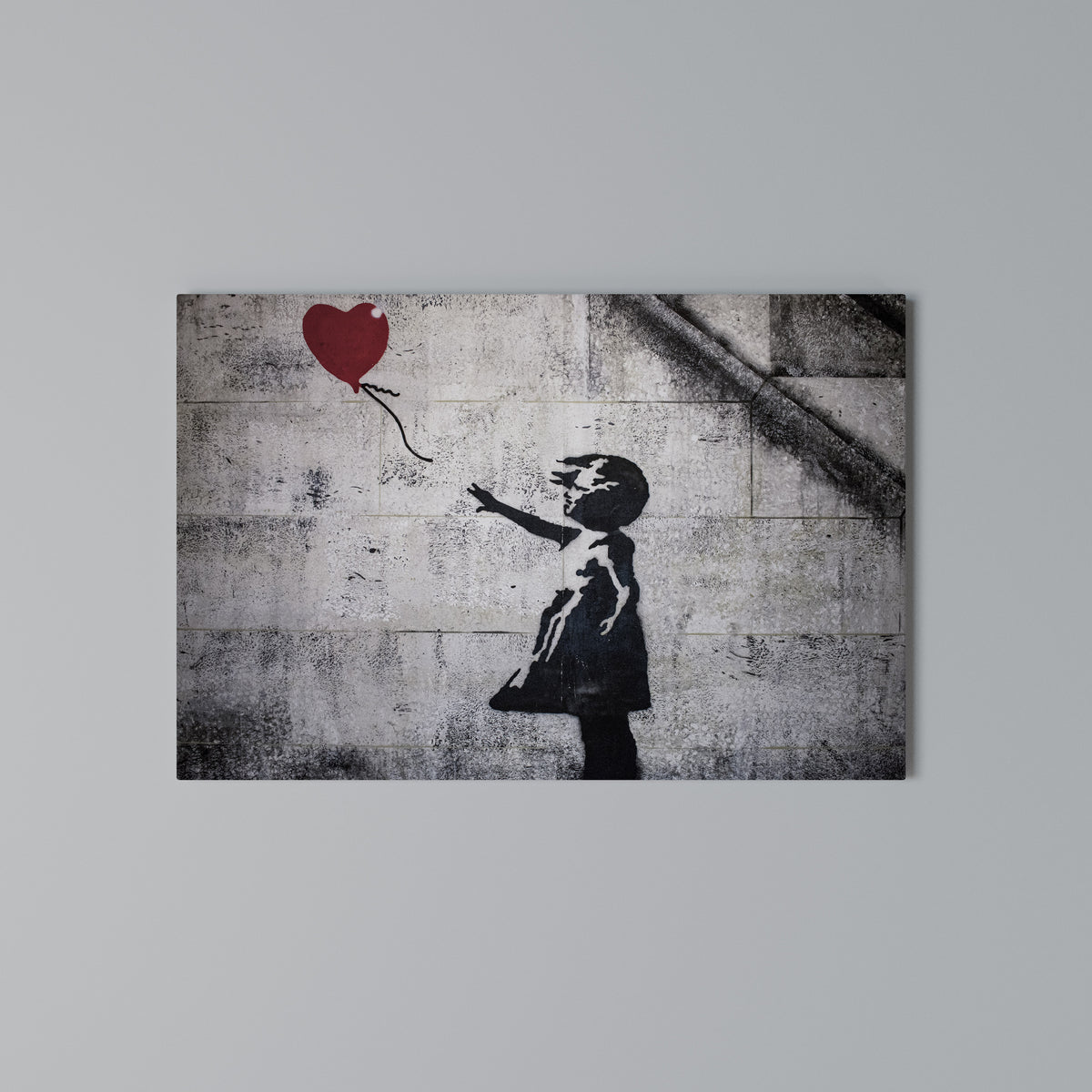 BALLON GIRL (BANKSY) Horizontal Canvas Print