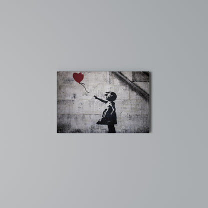 BALLON GIRL (BANKSY) Horizontal Canvas Print