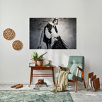 SWEEPING UNDER (BANKSY) Selbstklebendes Horizontal-Poster