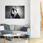 SWEEPING UNDER (BANKSY) Selbstklebendes Horizontal-Poster