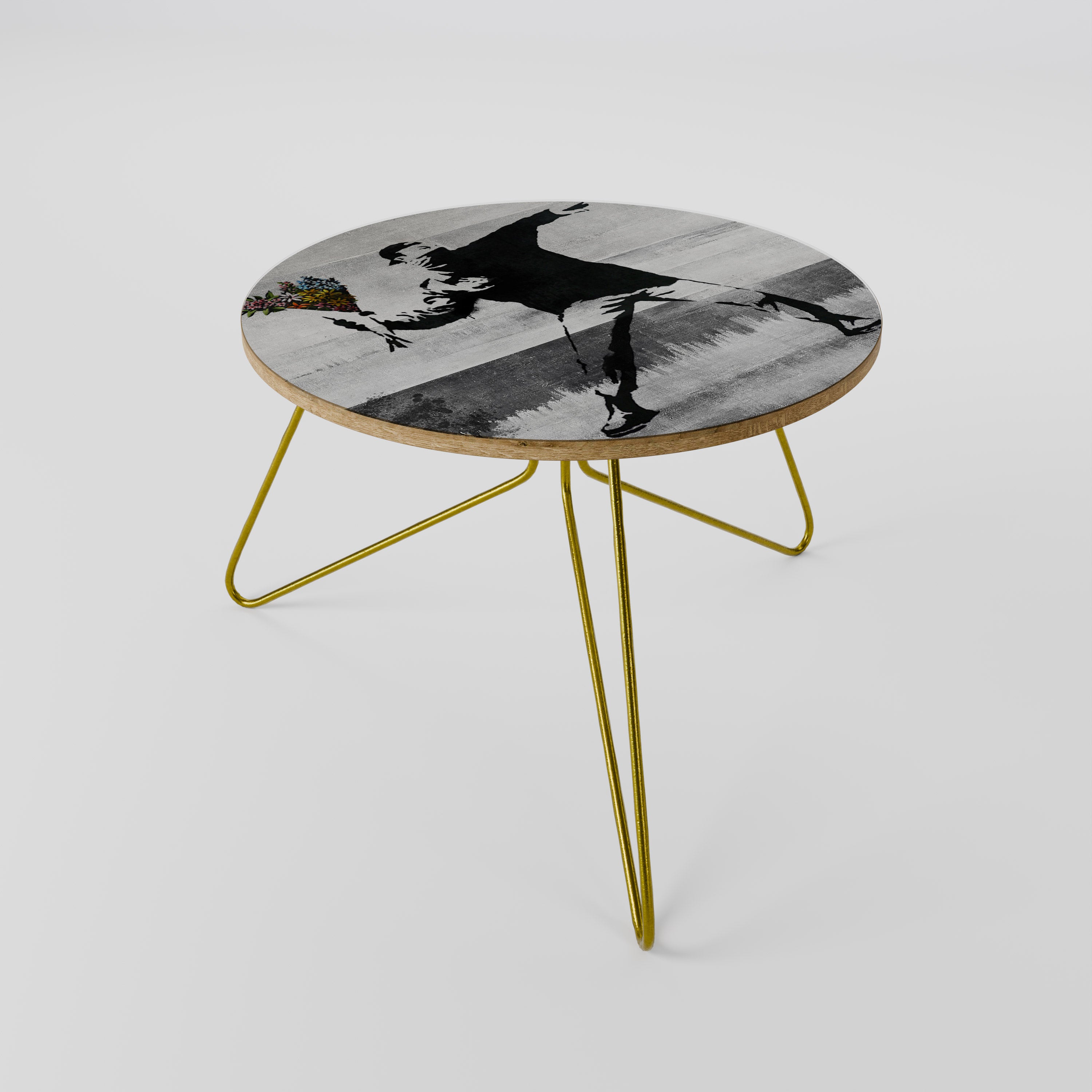 FLOWER BOMBER (BANKSY) Coffee Table