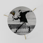 FLOWER BOMBER (BANKSY) Couchtisch Ø 60 cm