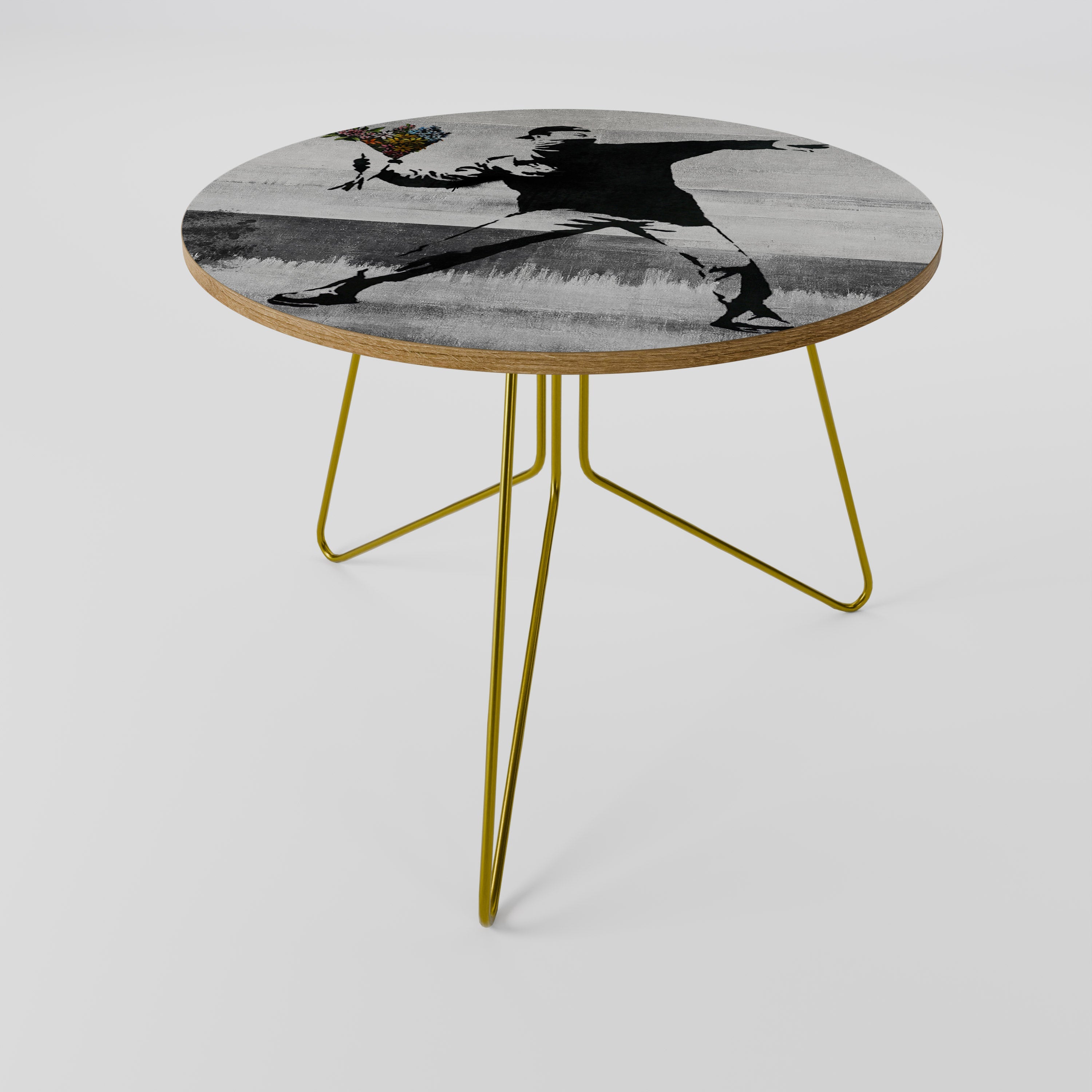 FLOWER BOMBER (BANKSY) Coffee Table 69